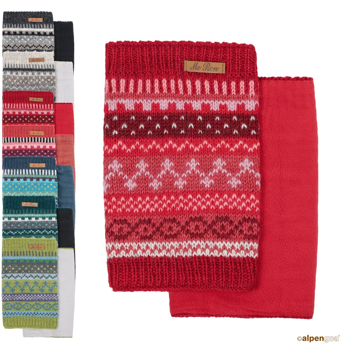 Kurze Beinstulpen im Norweger Design Übersicht
